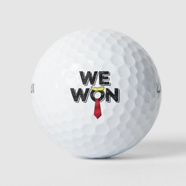 We Won Donald Trump 2024 Golf Balls (Front)