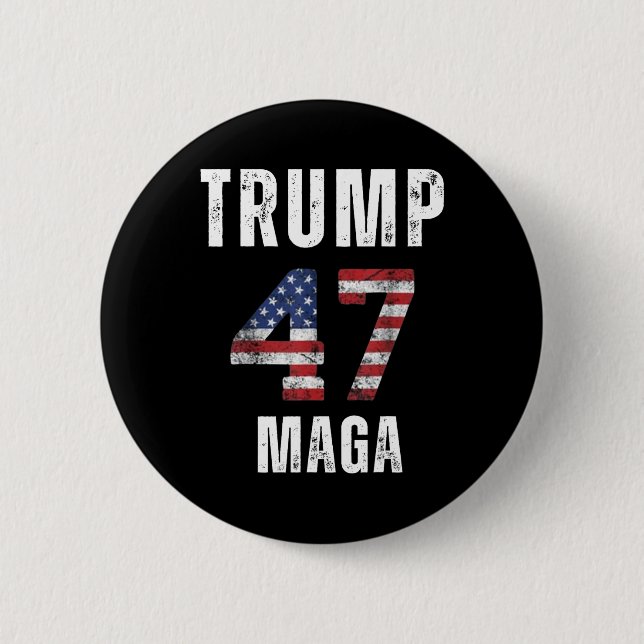 We Won Win Inauguration Day 2025 47th President Am Button (Front)