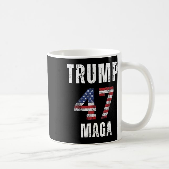 We Won Win Inauguration Day 2025 47th President Am Coffee Mug (Right)