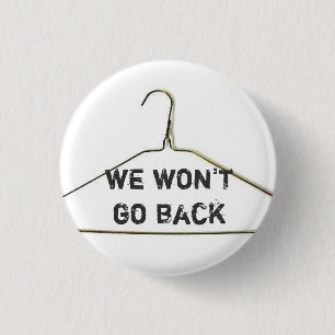 We won't go back button