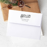 We Woof You A Merry Christmas Vintage Address Rubber Stamp<br><div class="desc">Your Christmas mailings and packages will stand out this holiday season with this cute stamped We Woof You A Merry Christmas quote.  Easily personalize with your name and return address to make it your own.</div>