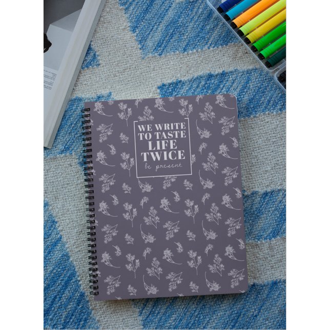 We Write to Taste Life Twice Mindful Writing  Planner (Creator Uploaded)