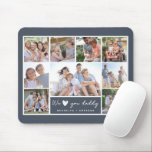 We ♥ You Daddy Photo Collage Mouse Pad<br><div class="desc">Get those family photos off your phone and into this We ♥ You Daddy photo collage for a thoughtful gift to be treasured whatever the occasion! **PLEASE READ BEFORE ORDERING** If you make changes to the shape or size or choose another product and the design is cropped in any way...</div>