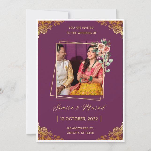 Weading  Invitation card (Front)