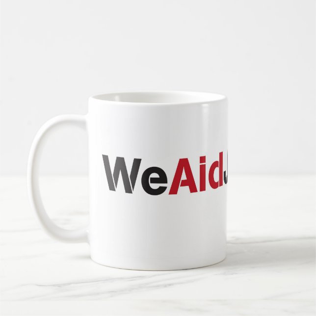 WeAidJapan Logo Mug 私たちが日本を助けるマグカップ (Left)