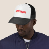 Weak sauce Stamp Trucker Hat (In Situ)
