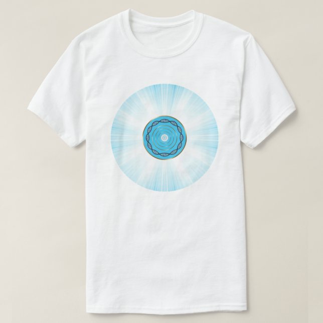 Wealth and happiness manifestation art for cool T-Shirt (Design Front)