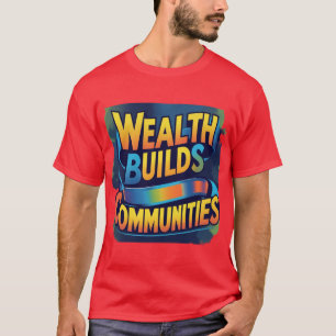 Wealth Builds Communities: Dynamic Empowerment T-Shirt