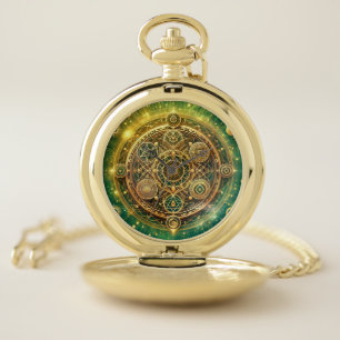 Wealth Flow Sigil Pocket Watch