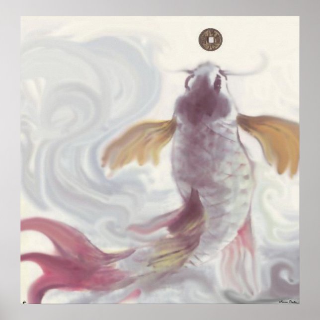 Wealth Hungry Carp Poster (Front)