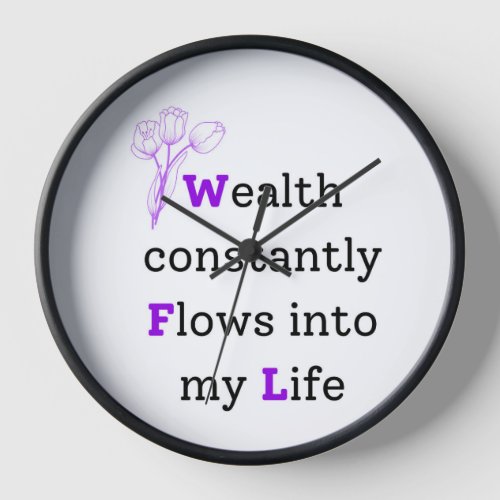 Wealth in Life Clock