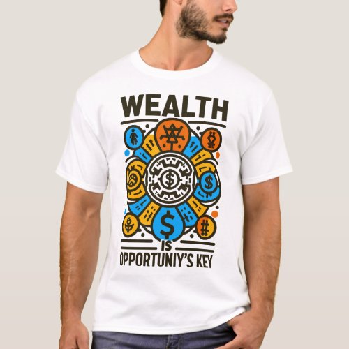 Wealth is Opportunitys Key T_Shirt