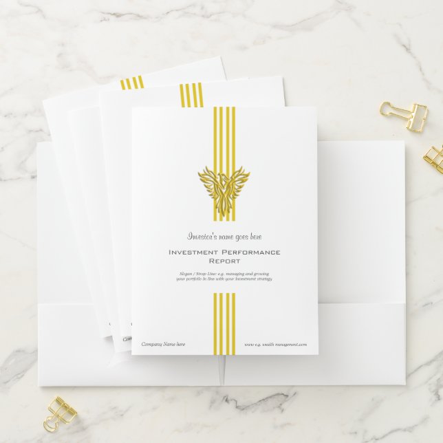 Wealth Management Investment performance report Pocket Folder (In Situ)