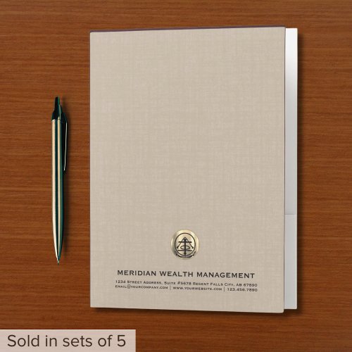 Wealth Management Pocket Folders