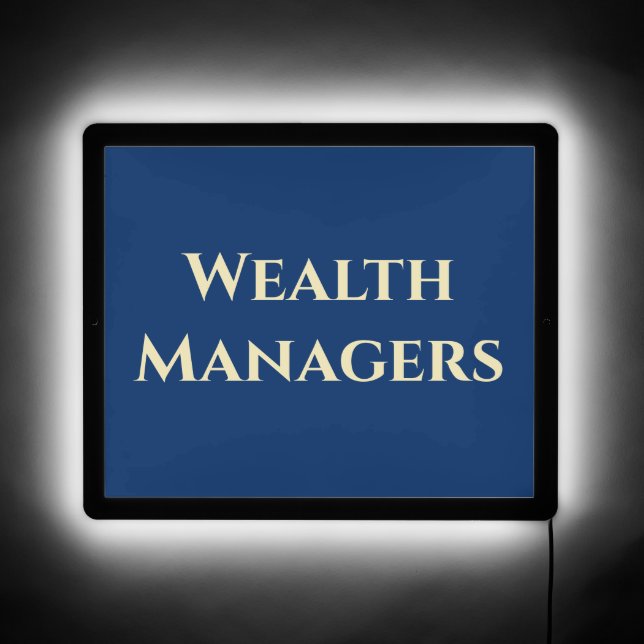 Wealth Managment Business LED Sign (Front)