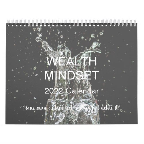 Wealth Mindset Calendar