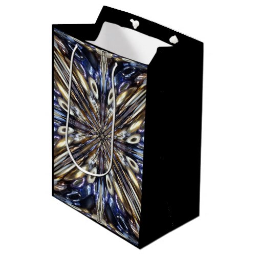 Wealth Of Seed Beading Abstract Pattern Medium Gift Bag