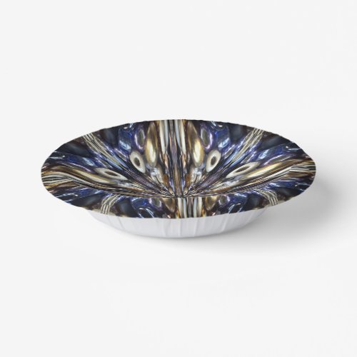 Wealth Of Seed Beading Abstract Pattern Paper Bowls