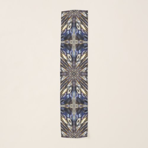 Wealth Of Seed Beading Abstract Pattern Scarf