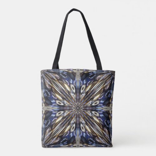 Wealth Of Seed Beading Abstract Pattern Tote Bag