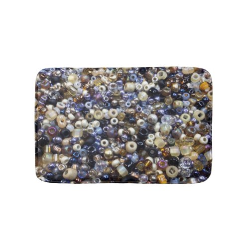 Wealth Of Seed Beading  Bath Mat