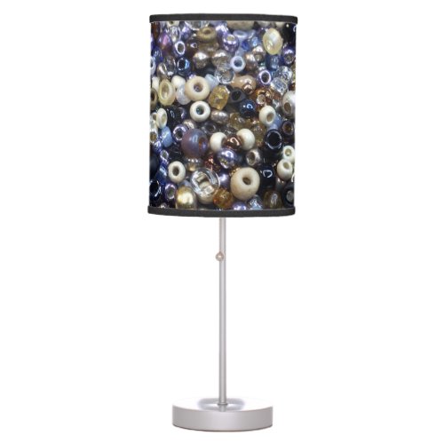 Wealth Of Seed Beading Table Lamp