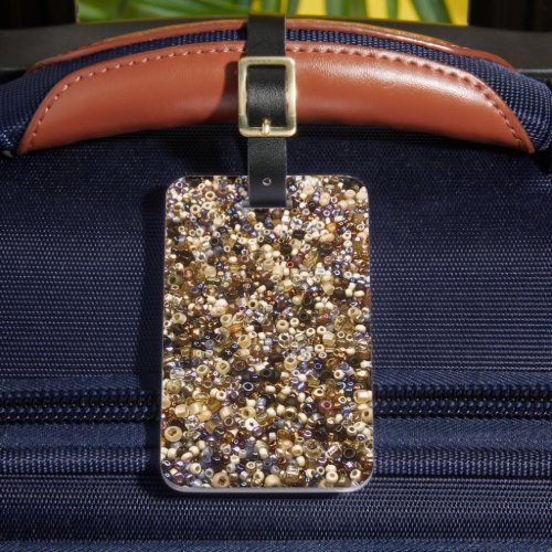 Wealth Of Seed Beads Luggage Tag