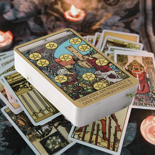 Wealthy And Abundant  Ten Of Pentacles Tarot Card