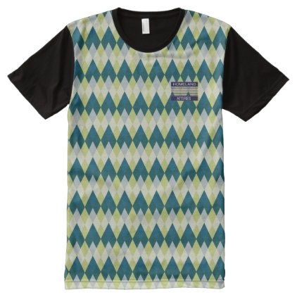 Wealthy College English Lords Blue Cyan Shirt