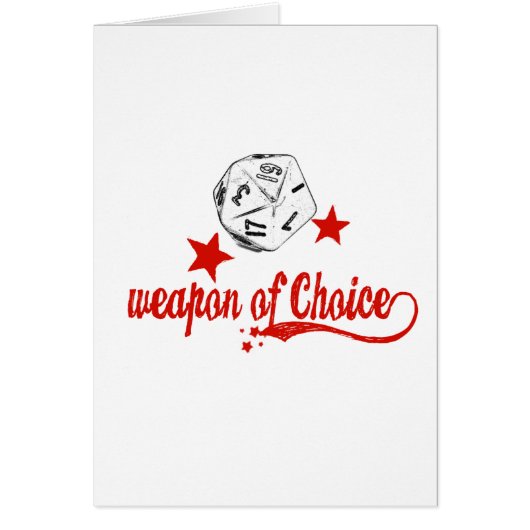 weapon of choice cards (Front)