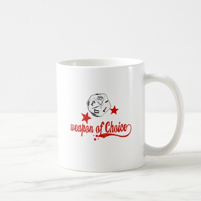 weapon of choice coffee mug (Right)