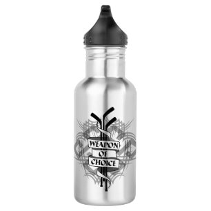 Weapon Of Choice (Hockey) Stainless Steel Water Bottle