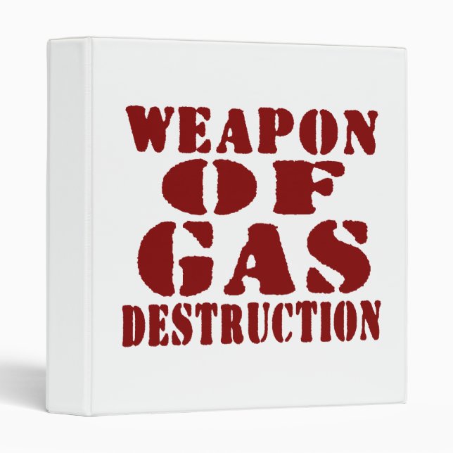 Weapon Of Gas Destruction Binder (Front/Spine)