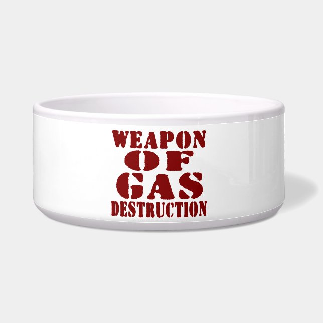 Weapon Of Gas Destruction Bowl (Front)