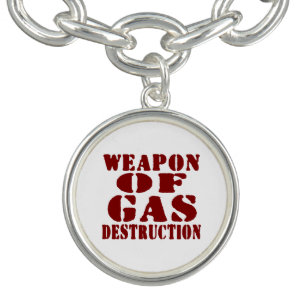 Weapon Of Gas Destruction Charm Bracelet