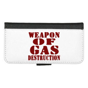 Weapon Of Gas Destruction iPhone 8/7 Wallet Case