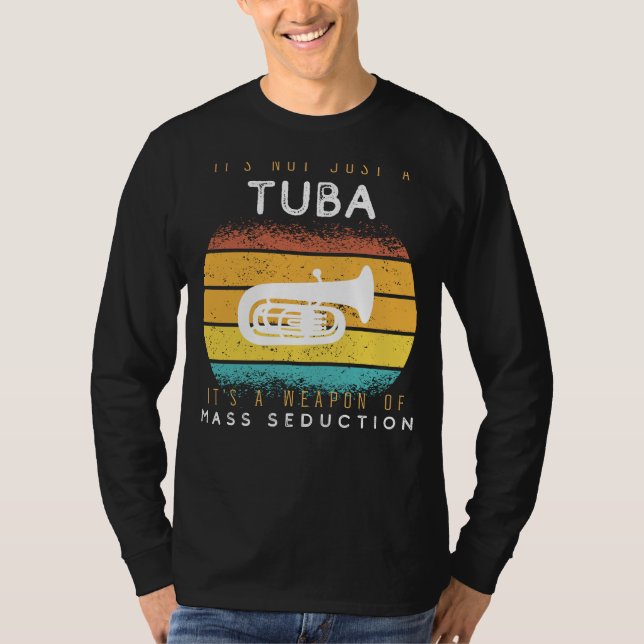 Weapon of Mass Seduction Tuba Tee - Harmonize Char (Front)