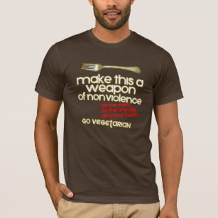 Weapon of nonviolence Vegetarian T-shirt