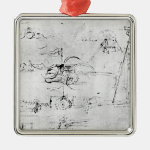 Weaponry designs, fol. 40v-a metal ornament