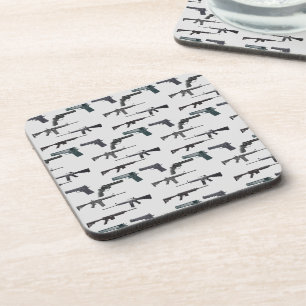 Weapons Collage Beverage Coaster