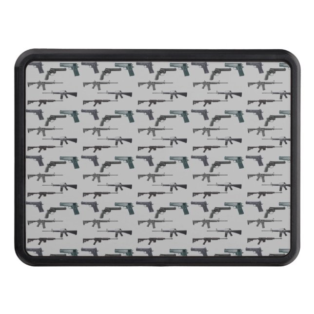 Weapons Collage Hitch Cover (Front)