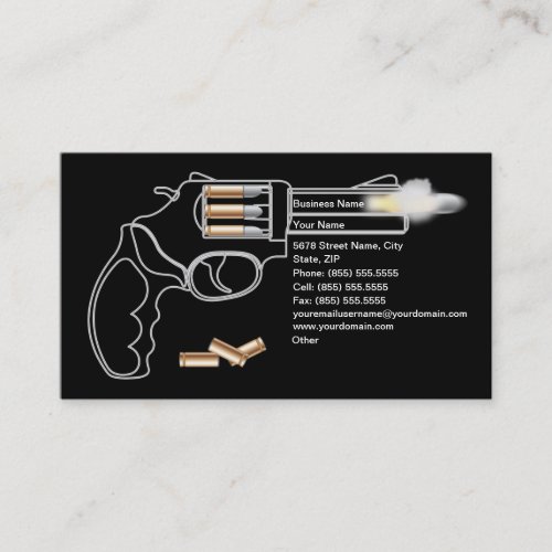 Weapons Dealer Business Card