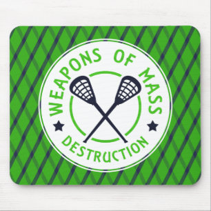 Weapons of Destruction Lacrosse Mousemat Mouse Pad