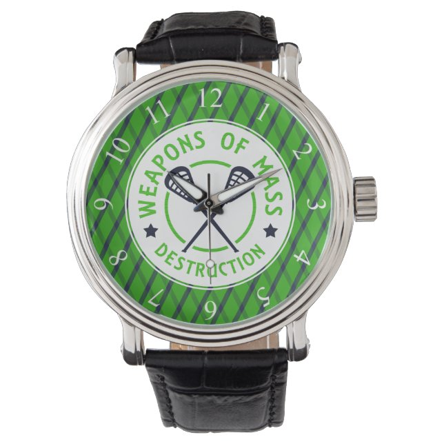 Weapons of Destruction Lacrosse Watch (Front)