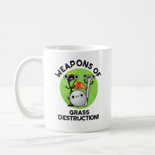 Weapons Of Grass Destruction Funny Golf Pun Coffee Mug
