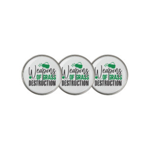 Weapons of Grass Destruction Golf Ball Marker