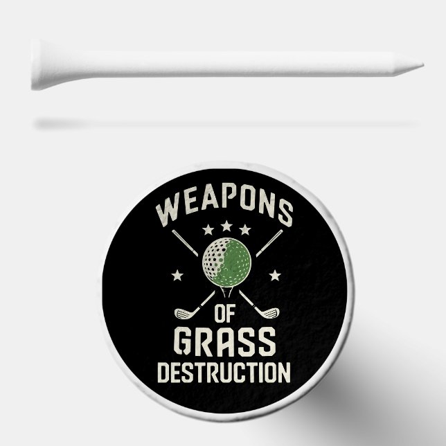 Weapons of Grass Destruction Golf Clubs Sarcastic Tees (Combo (Horz))