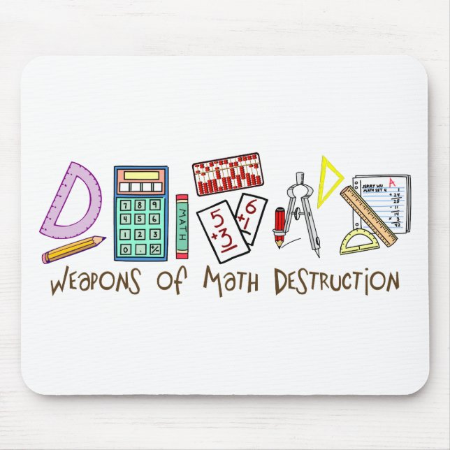 Weapons Of Math Destruction Mouse Pad (Front)