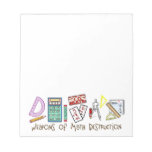 Weapons Of Math Destruction Notepad at Zazzle
