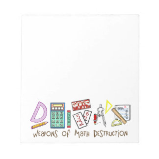 Weapons Of Math Destruction Notepad